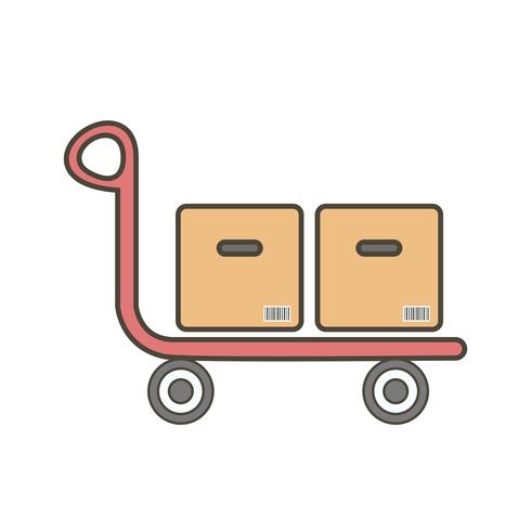 Vector Trolley Icon