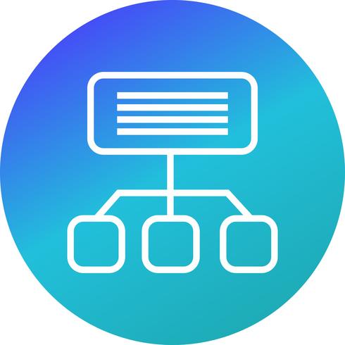 icono de sitemap vector