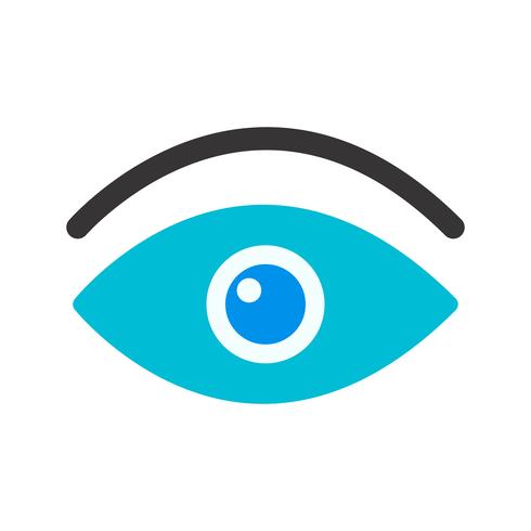 Vector icono de ojo