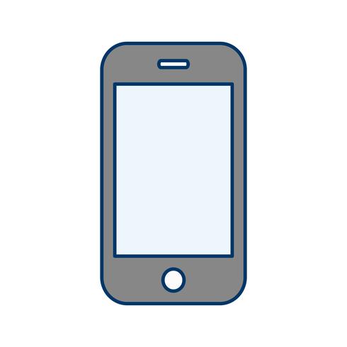 Teléfono celular icono Vector Illustration