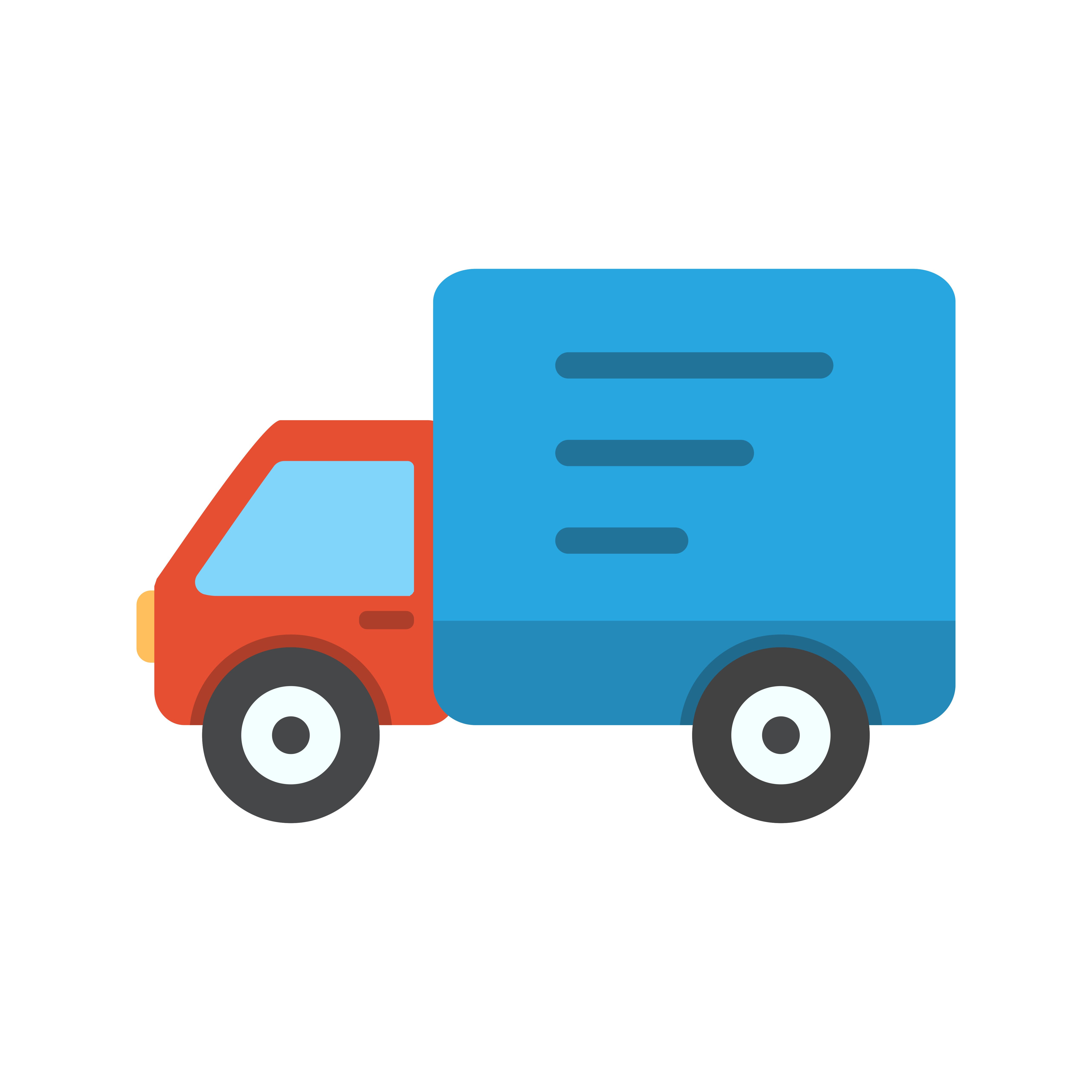 delivery van vector png