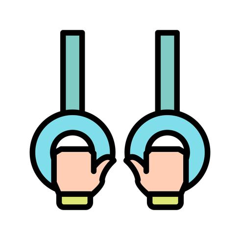 Gymnastics Icon Vector Illustration