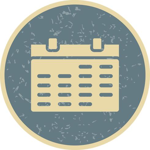 Vector icono de calendario