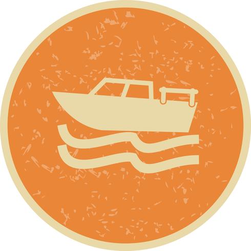 Vector icono de barco