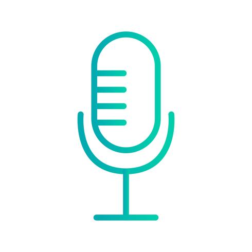 Microphone Icon Vector Illustration