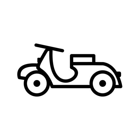 icono de vector vespa