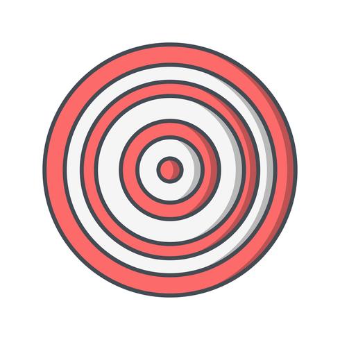 Bullseye Icon Vector Illustration