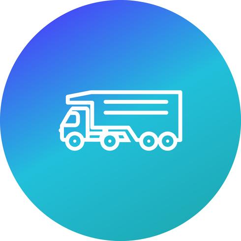 Vector Tipper Truck Icon