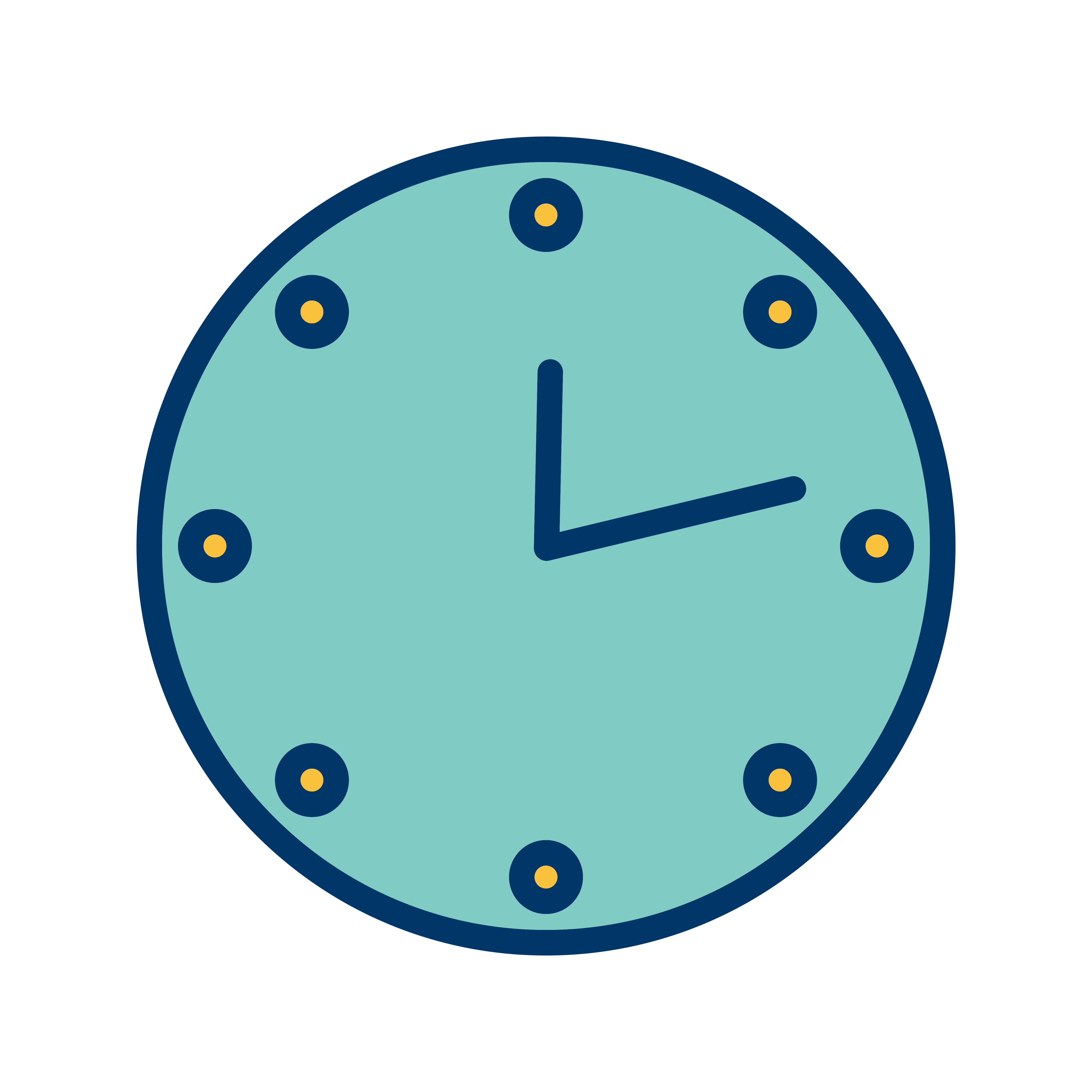 Vector Clock Icon 422251 Vector Art at Vecteezy