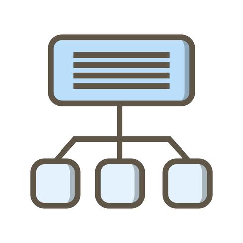 icono de sitemap vector