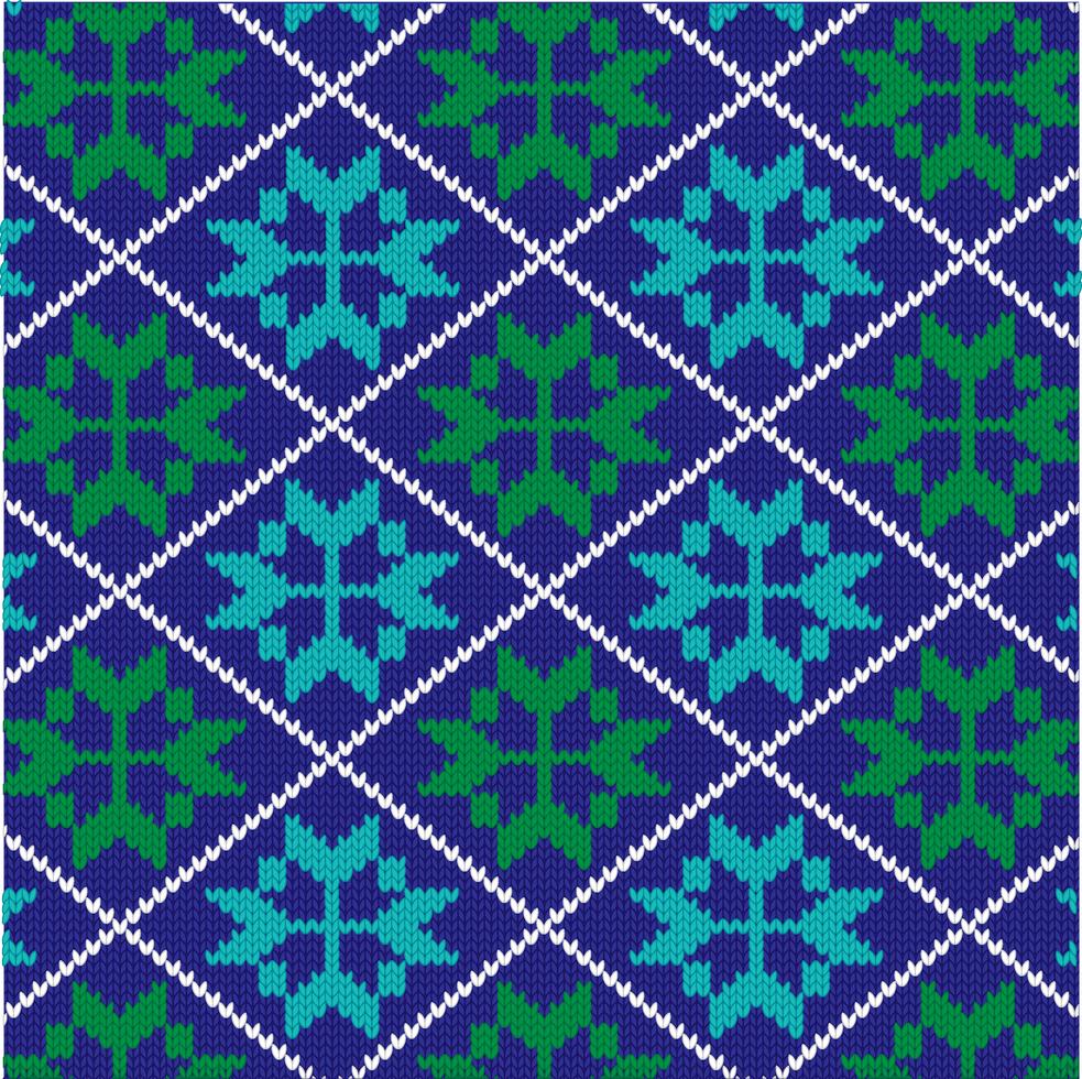 knit nordic snowflake pattern 422410 Vector Art at Vecteezy