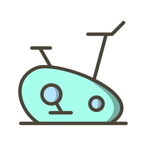 Ilustración de Vector de icono de bicicleta de ejercicio