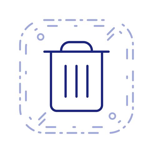 Garbage Icon Vector Illustration