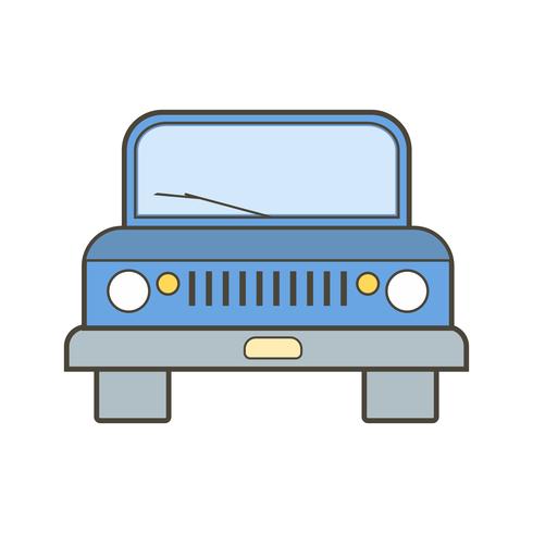 icono de vector jeep