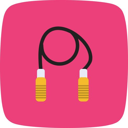 Jumping Rope Icon Vector Illustration