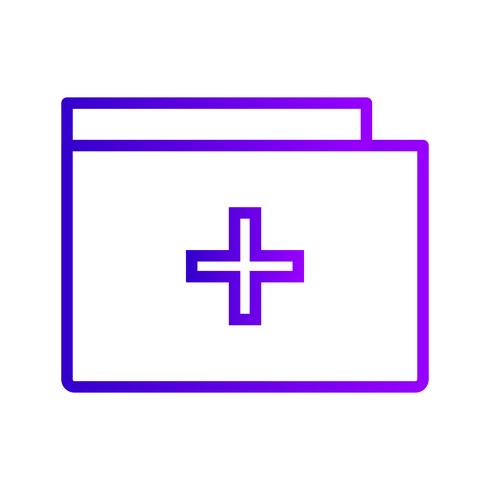 Vector Medical Folder Icon