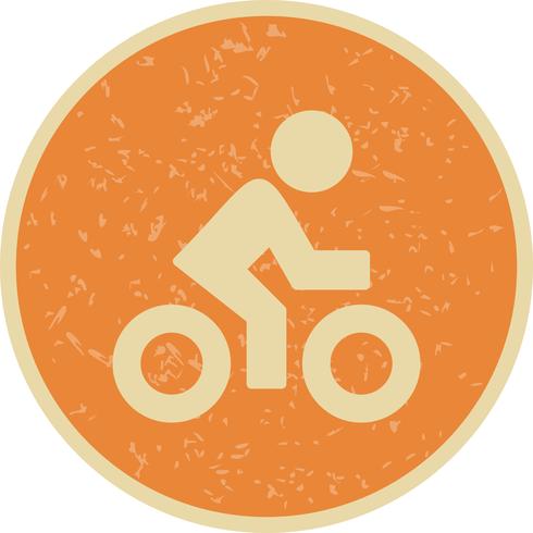 Icono de ciclista ilustración vectorial vector