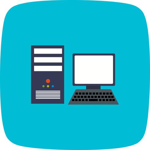 Icono de computadora vector illustration