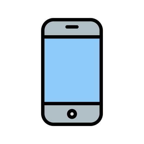 Teléfono celular icono Vector Illustration