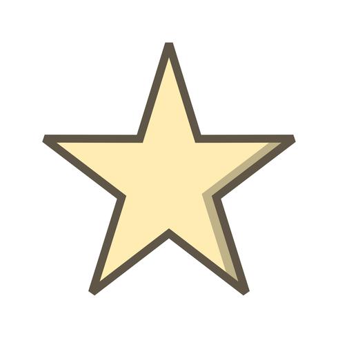 Vector icono de estrella