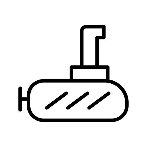 Vector Submarine Icon