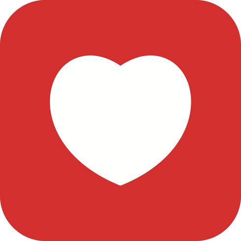 Icono del corazón ilustración vectorial vector