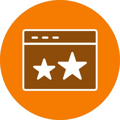 Vector Starred Icon
