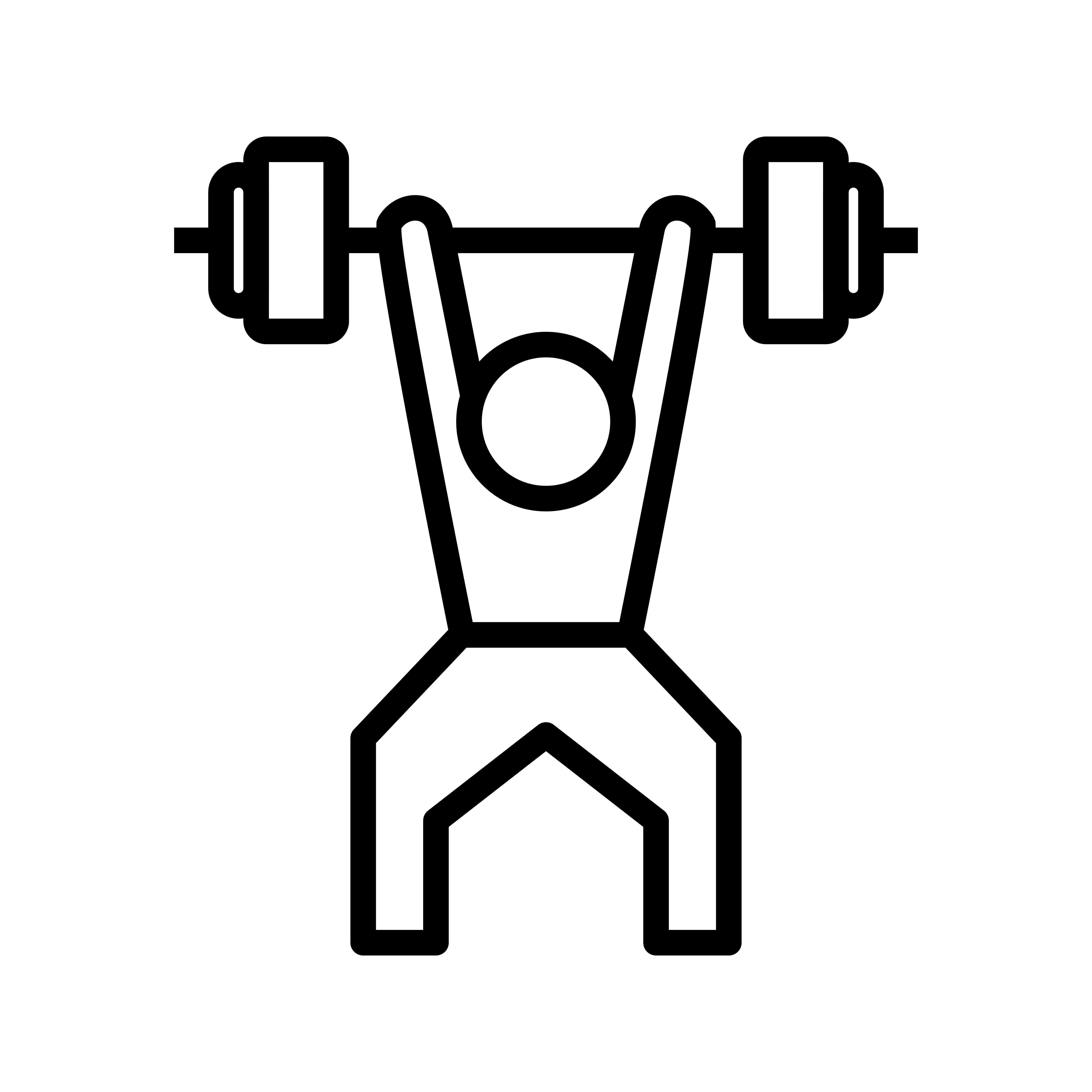 Weightlifting Icon Vector Illustration 422850 Vector Art at Vecteezy