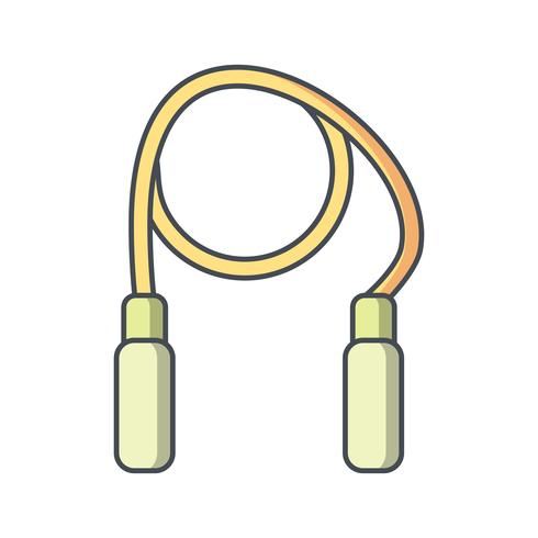 Jumping Rope Icon Vector Illustration