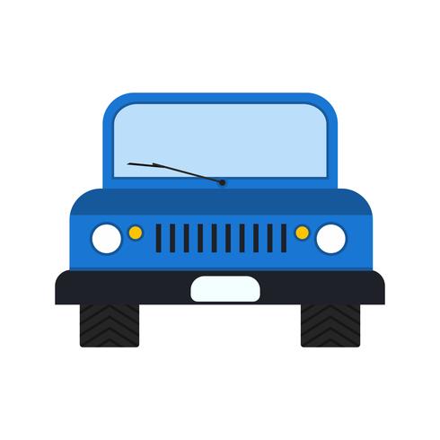 icono de vector jeep