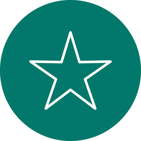 Icono de estrella vector illustration