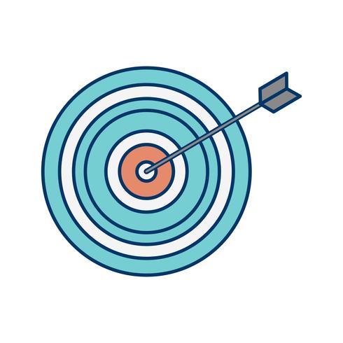 Bullseye Icon Vector Illustration