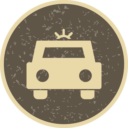 Vector Police Car Icon