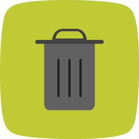 Icono de basura Vector ilustración