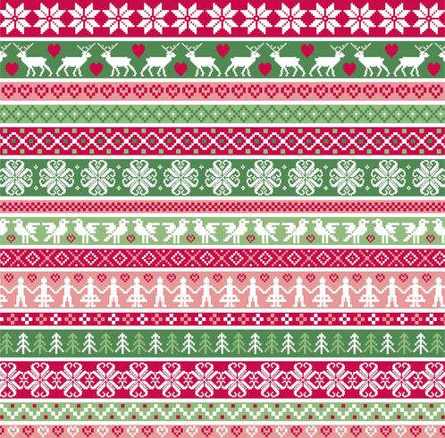 nordic border patterns vector