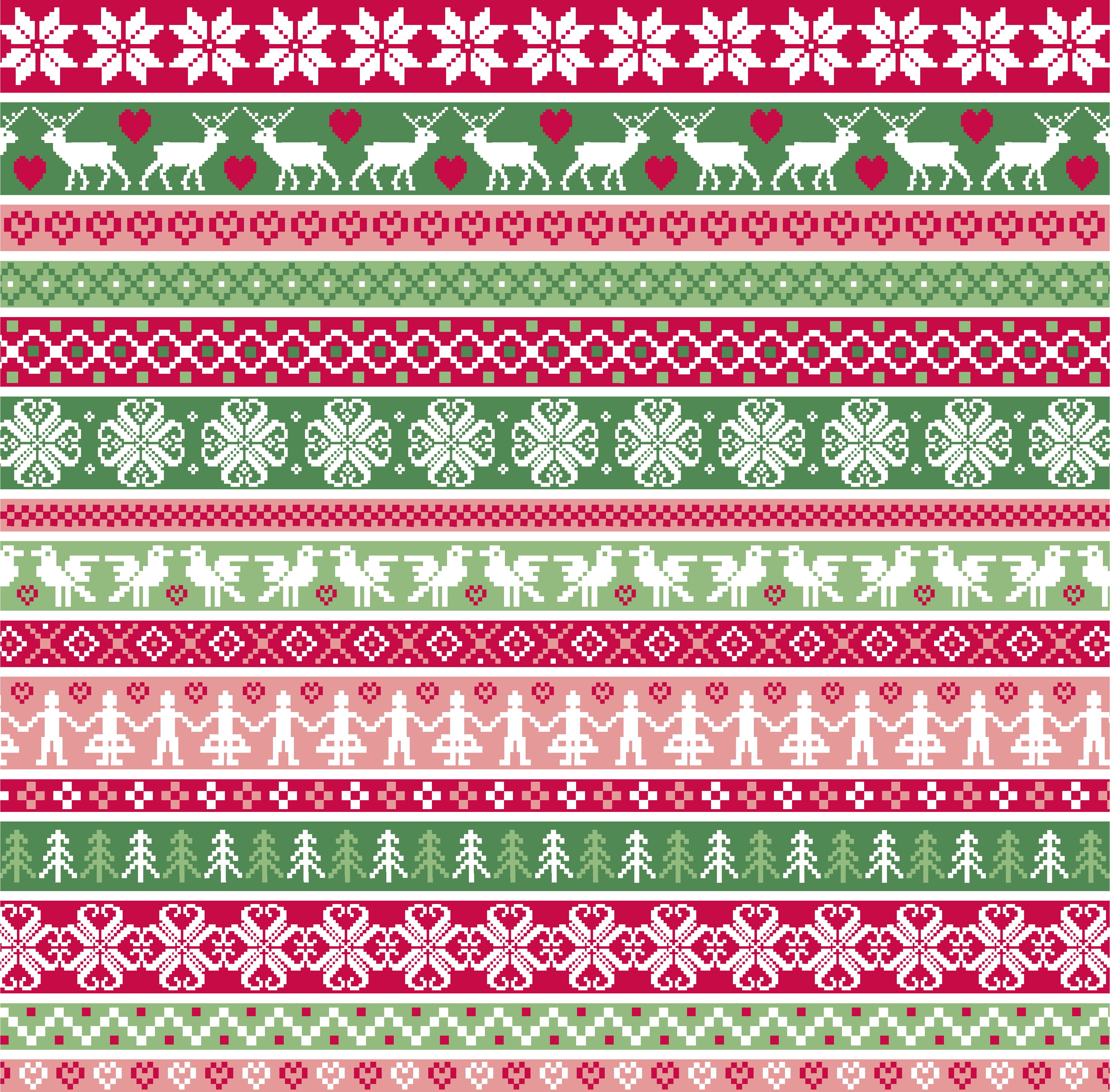nordic border patterns 422918 Vector Art at Vecteezy
