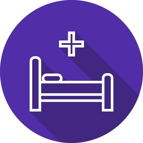 Vector icono de cama