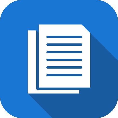 Vector icono de documentos