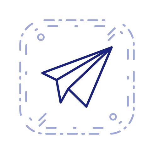 Paper Plane Icon Vector Illustration