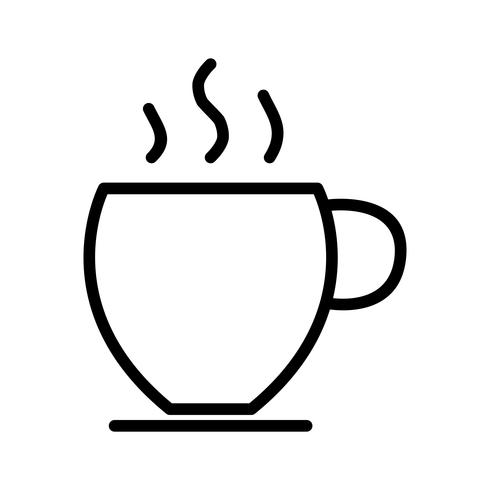 Vector icono de té