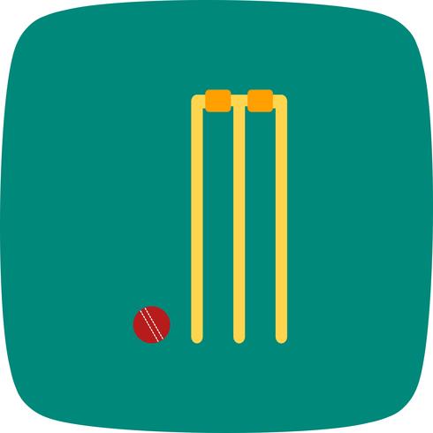 Icono de Cricket ilustración vectorial vector