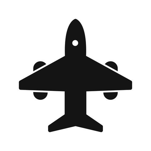 Vector icono de avión