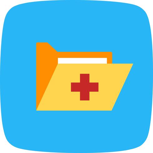 Vector Medical Folder Icon