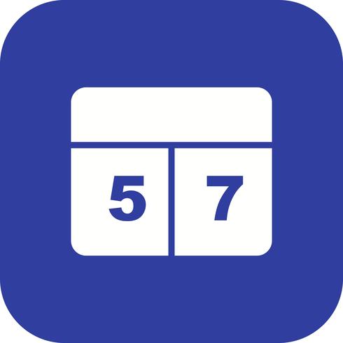 Scoreboard Icon Vector Illustration