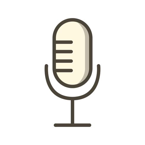 Microphone Icon Vector Illustration