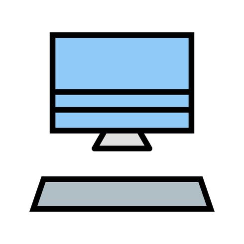 Icono de computadora vector illustration