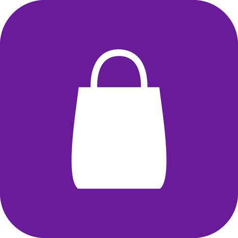 Bolsa de compras icono Vector Illustration