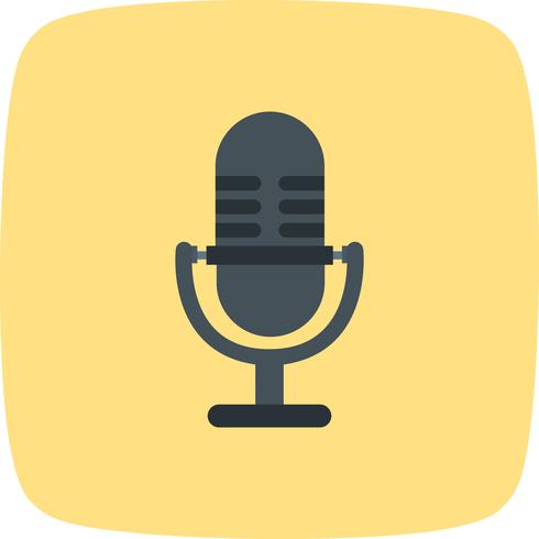 Microphone Icon Vector Illustration