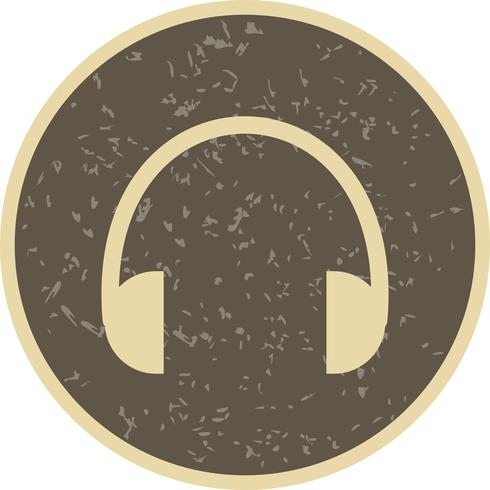 Icono de auriculares ilustración vectorial vector