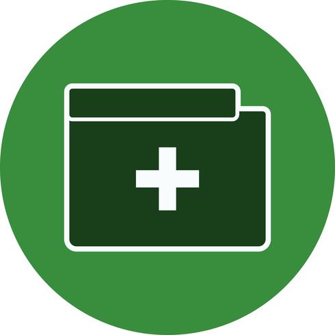 Vector Medical Folder Icon